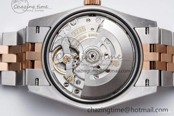 Gray Markers Bracelet Dial 126231 RG 36 DateJust JDF Plated Jubilee 904L RG Steel Roman V2 SS on 1218